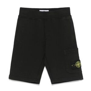 NWOT Stone Island Black Sweat Shorts